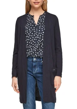 Weicher Cardigan aus Jersey blau