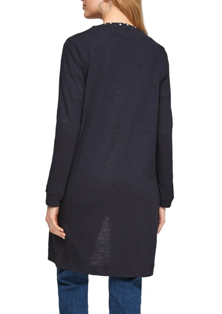 Weicher Cardigan aus Jersey blau