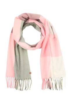 Weicher Schal mit Fransen winter berry