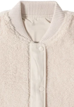 Wendbarer Blouson teddy vanilla white