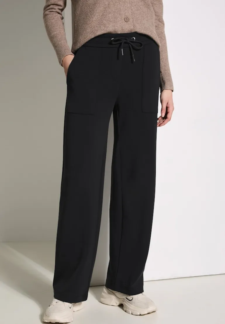 Wide Leg Hose black
