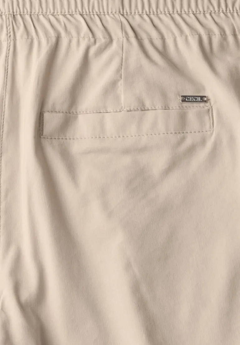 7/8 Wide Leg Hose boulder beige