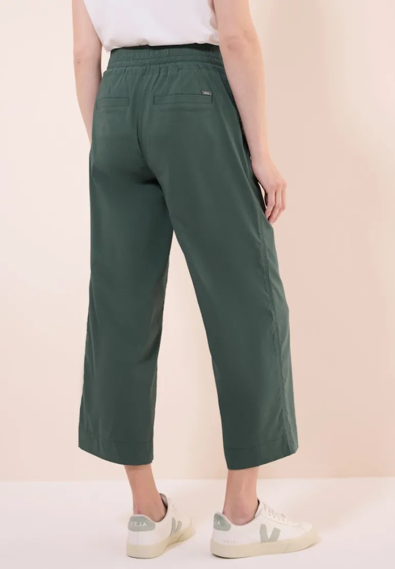 7/8 Wide Leg Hose dark balmy khaki