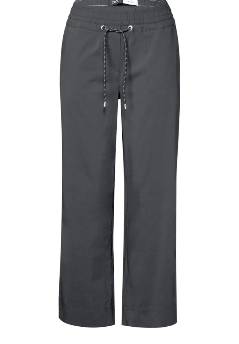 7/8 Wide Leg Hose volcanic grey