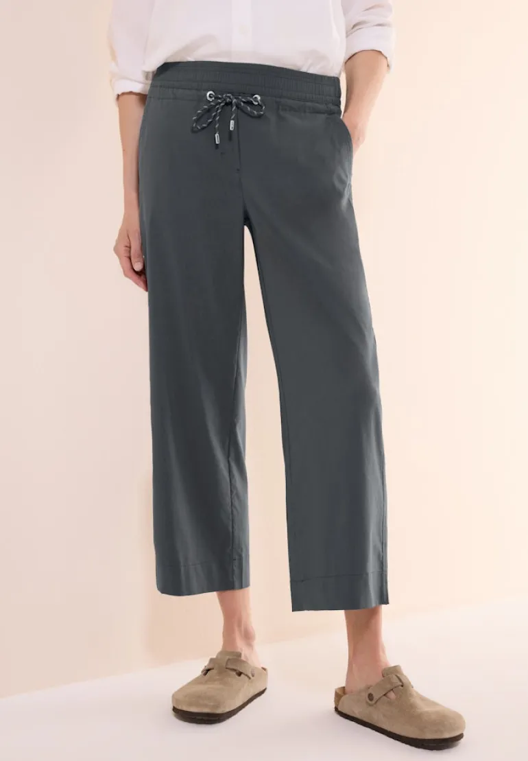7/8 Wide Leg Hose volcanic grey