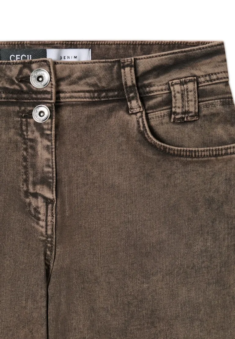 Wide Leg Jeans chocolate mousse