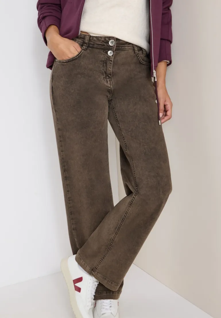 Wide Leg Jeans chocolate mousse