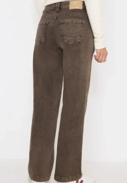 Wide Leg Jeans chocolate mousse