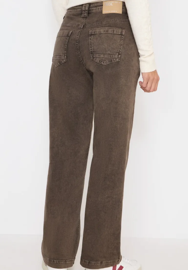 Wide Leg Jeans chocolate mousse