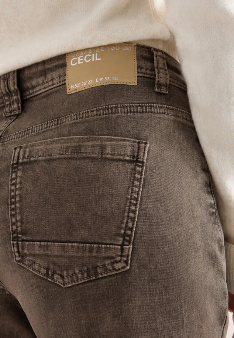 Wide Leg Jeans chocolate mousse