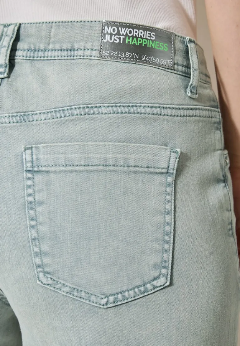 Wide Leg Jeans cool salvia green