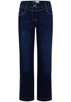 Wide Leg Jeans dark blue wash