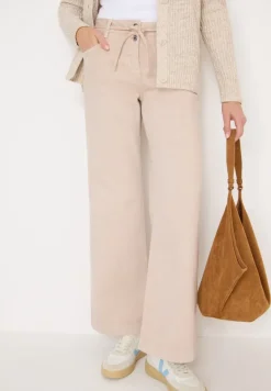 Wide Leg Jeans mit Flare eggshell white