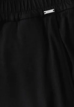 Wide Leg Jersey-Hose black