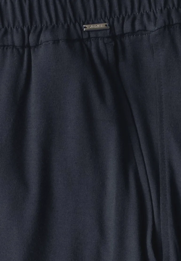 Wide Leg Jersey-Hose universal blue