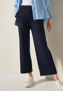 Wide Leg Jersey-Hose universal blue