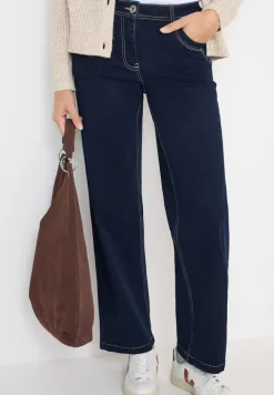 Wide Leg Rinsed Jeans rinsed wash
