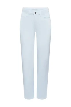 Women Pants woven length service pastel blue