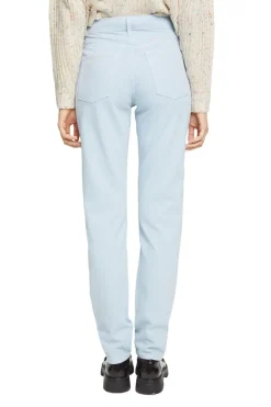 Women Pants woven length service pastel blue