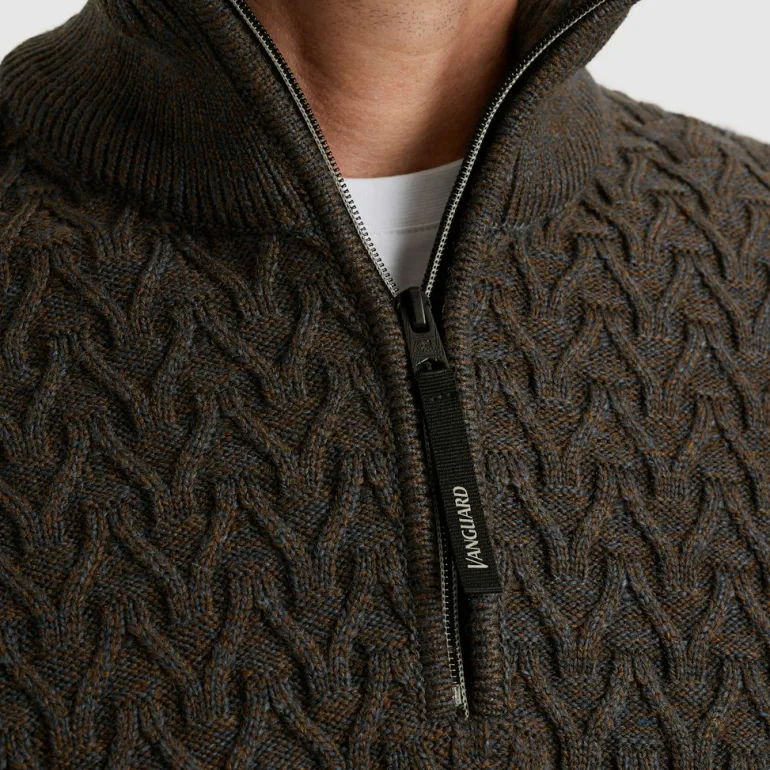 wool blend dark earth