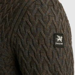 wool blend dark earth