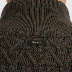 wool blend dark earth